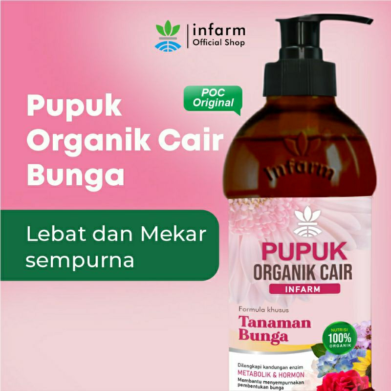 Pupuk Cair Infarm Tanaman Bunga Pupuk Organik Cair Bunga Infarm