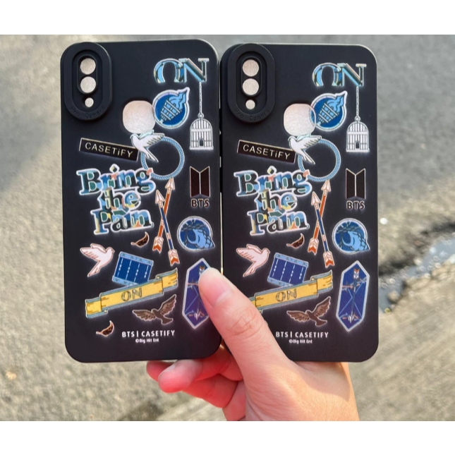 Kode A| SILIKON PRO CAMERA MOTIF CASETIFY BTS FOR SAMSUNG VIVO XIAOMI REALME OPPO