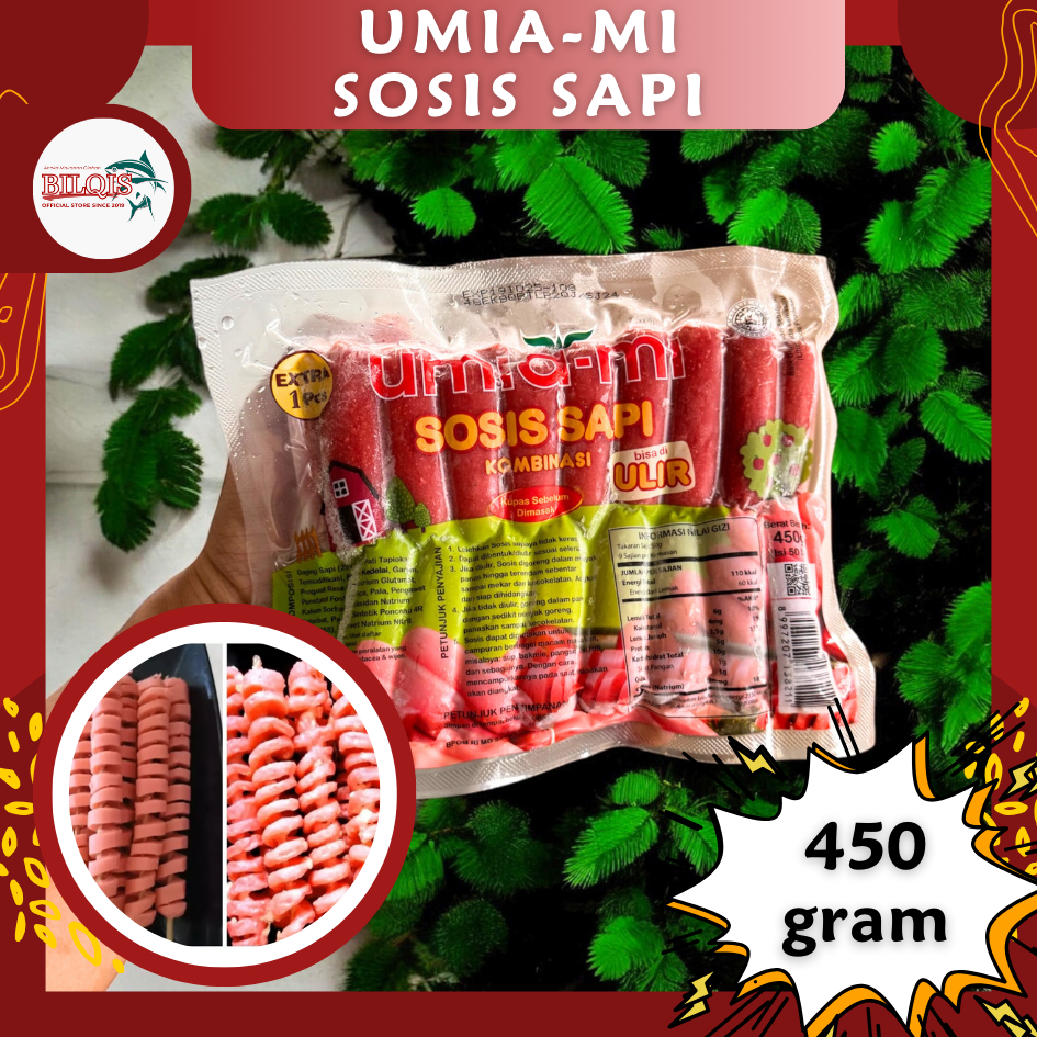 

Sosis Umiami / Sosis Ulir Umiami / Sosis Ayam Sapi 450gram