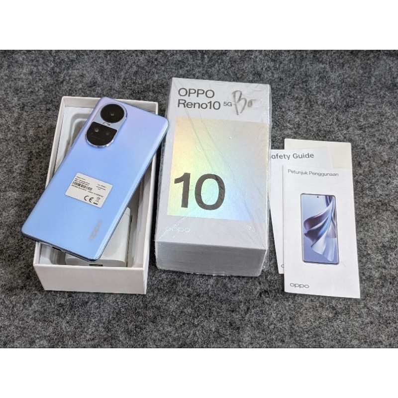 Oppo Reno 10 5G Ram 8/256 GB Fulset Original Siap Pakai