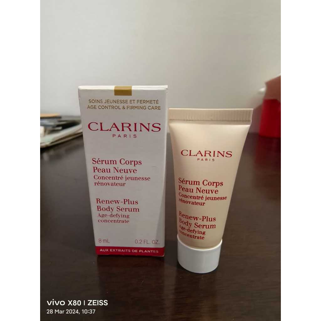 CLARINS Renew Plus Body Serum /Trial size 8ml/ Clarins Body Serum