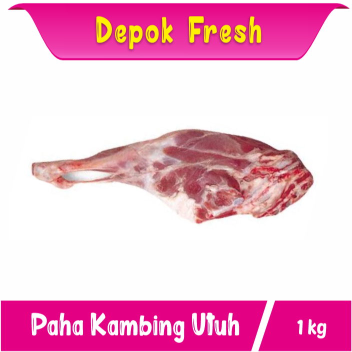 

PAHA KAMBING UTUH SEGAR DAN BERKUALITAS 1KG / 1,5 KG