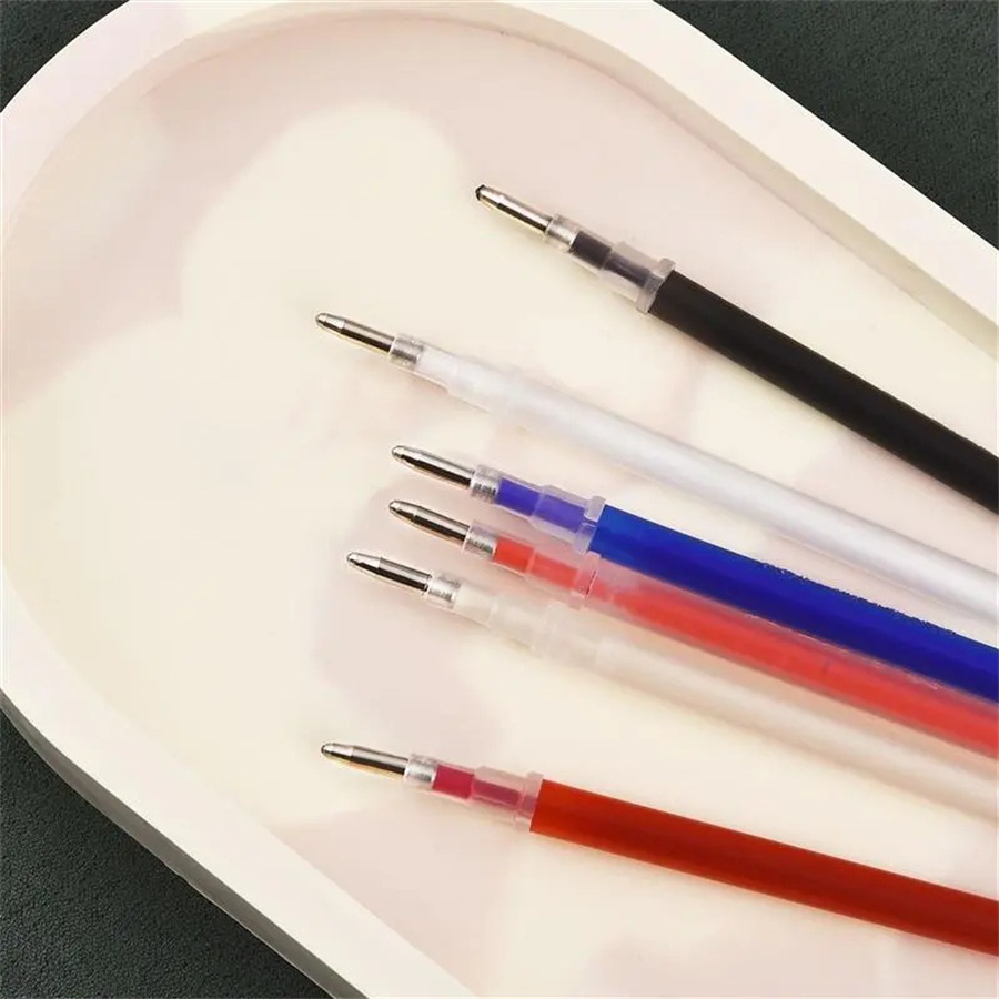 

H7Y 40pcs Tinta+ 1 Case Heat Erasable Pen Pulpen Heat Erasable Pen Pola Panas Pen Penanda Kain