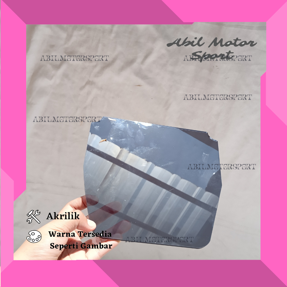 COVER BAGASI MIO SPORTY MIO SMILE MIO SOUL BAHAN AKRILIK TEBAL 5MM TUTUP BAGASI MOTOR YAMAHA MIO