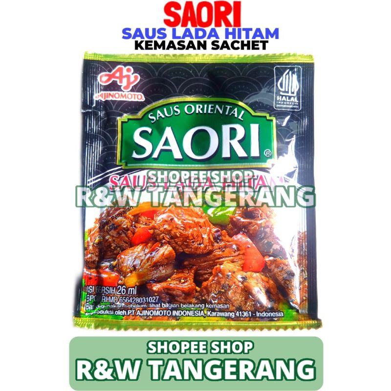 

Saori Saus Lada Hitam Sachet 26ML