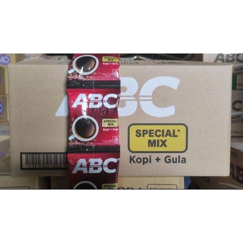 

Abc Kopi Spesial Mix 1 Karton isi total 120sachet atau 12 renceng