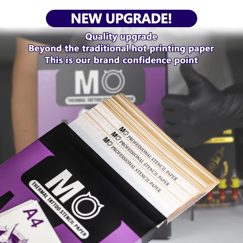 

HJK 1PCS / 5PCS / 10PCS MO THERMAL TATTOO STENCIL PAPER A4 FOR MACHINE THERMAL COPIER TATTOO