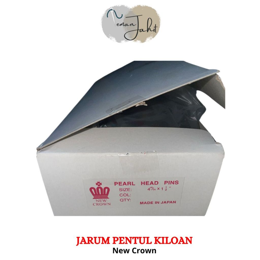 Jarum Pentul Kiloan New Crown Premium / Jarum Pentul Premium 1kg / Jarum Pentul Serbaguna