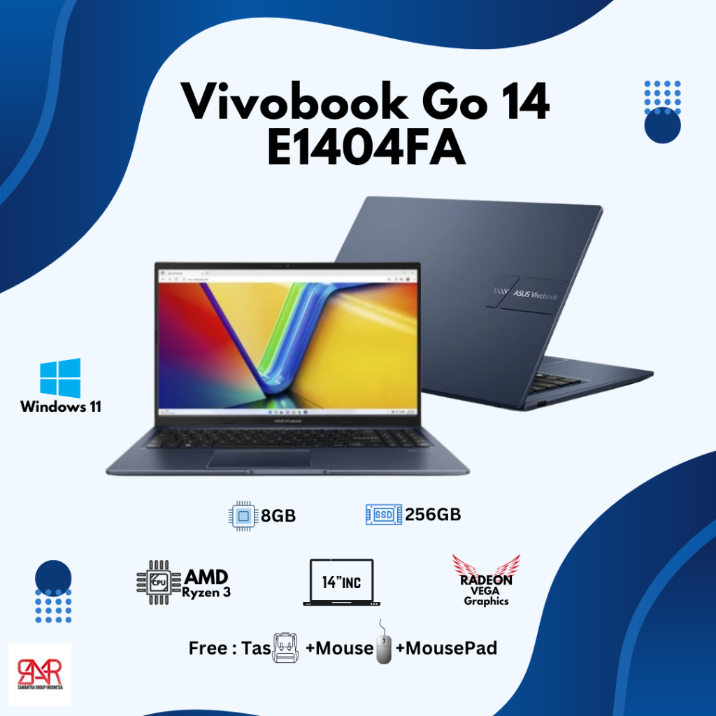 ASUS Vivobook Go 14 E1404FA Ryzen 3 7320