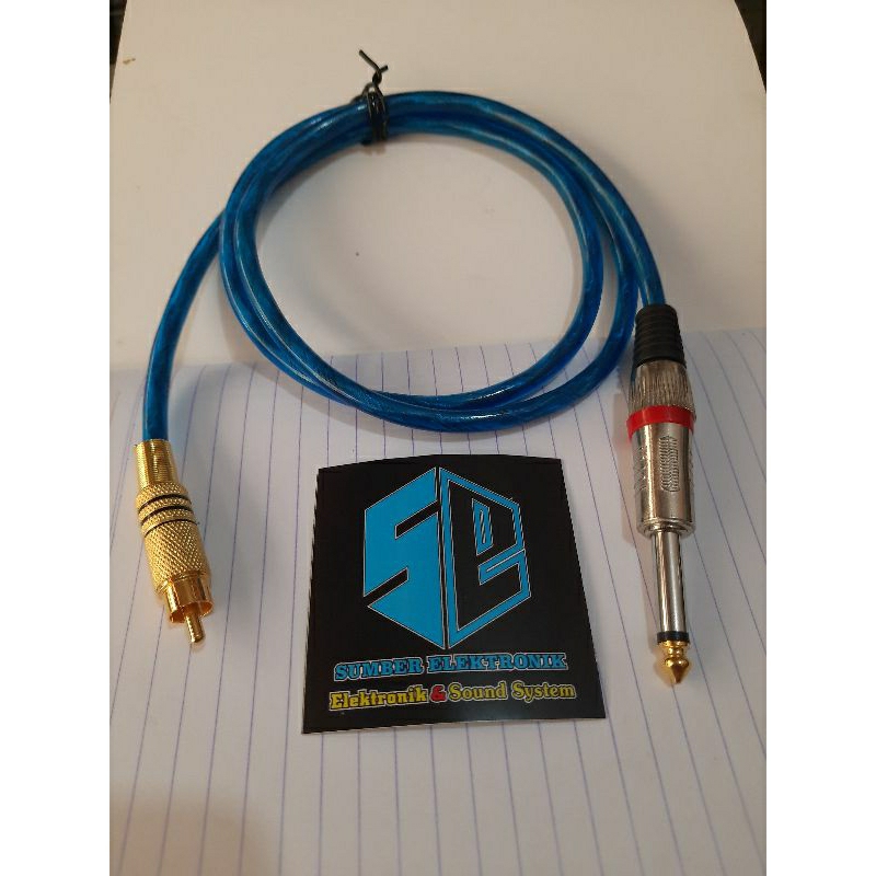 KABEL INPUT XLR JACK TOA TO RCA