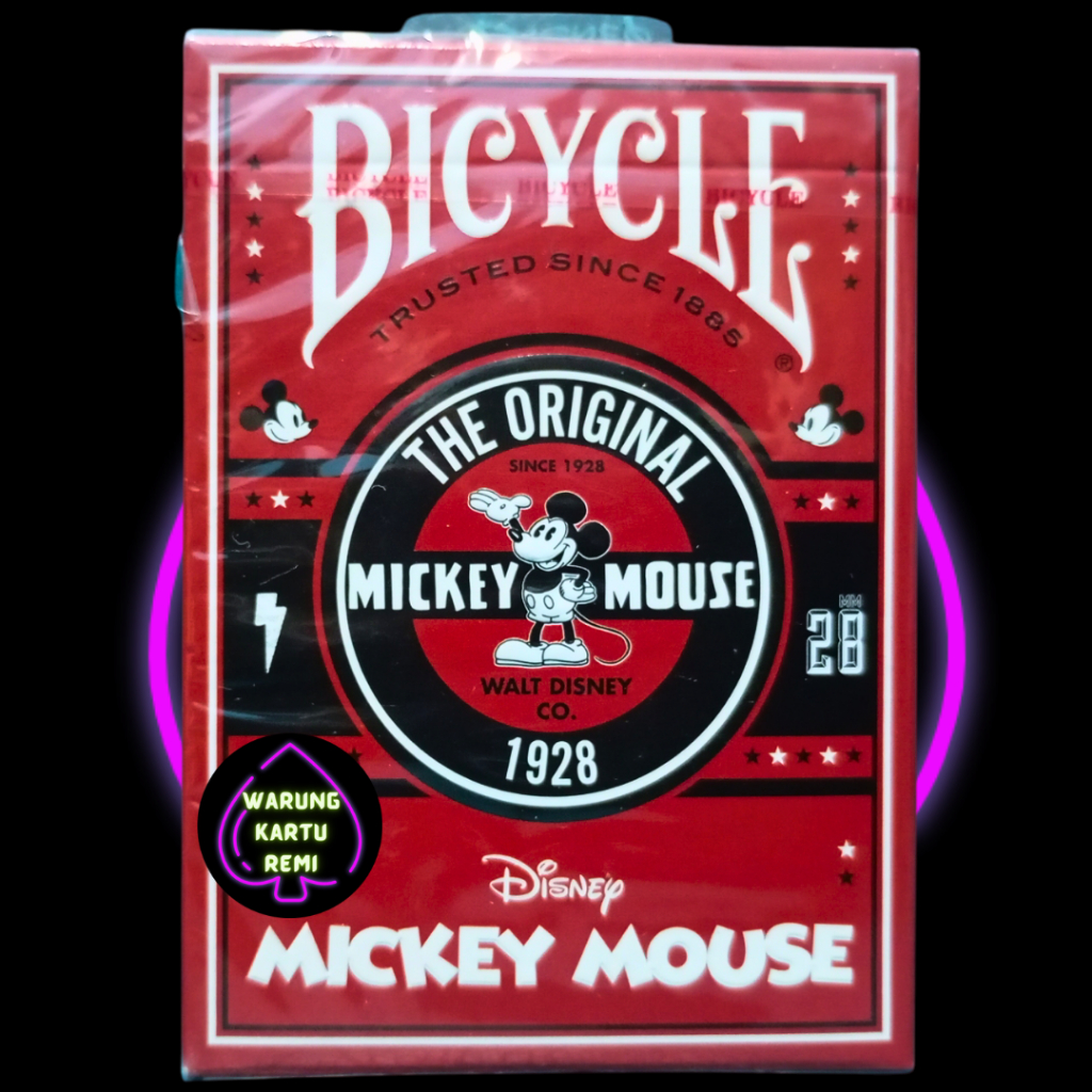KARTU REMI BICYCLE THE ORIGINAL MICKEY MOUSE