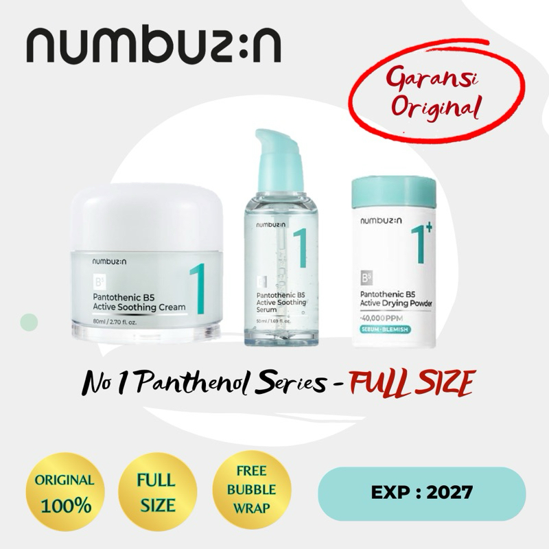 [READY] Numbuzin No.1 Pantothenic B5 Active Soothing Cream | NUMBUZIN No1 Pantothenic B5 Powder