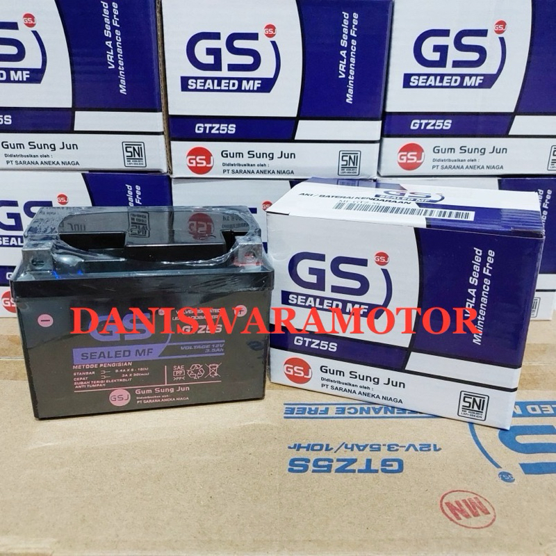 AKI KERING KPH BEAT VARIO 12V 3,5Ah GTZ5S GS ASTRA