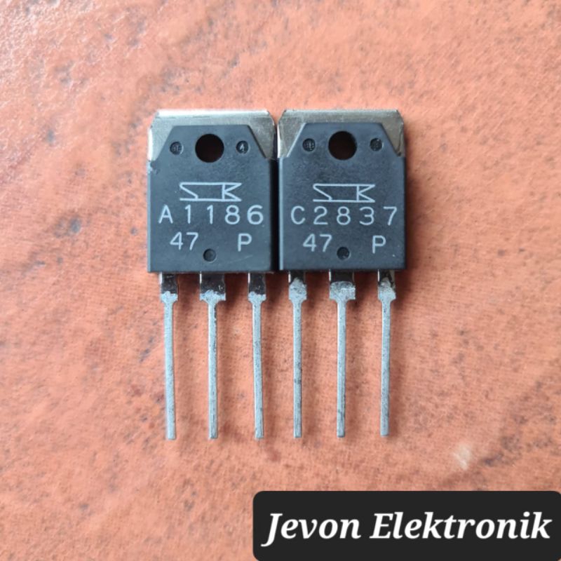 IC C2837 A1186 1 Set Original Transistor C 2837 A 1186 Asli Ori