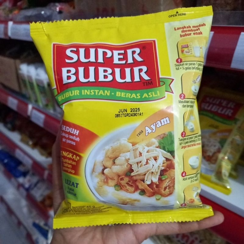 

SUPER BUBUR INSTAN 45gram