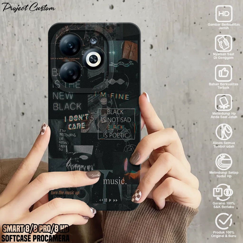 Softcase Hp INFINIX SMART 8 / SMART 8 PRO / SMART 8 HD - Casing Hp INFINIX SMART 8 / SMART 8 HD / SM