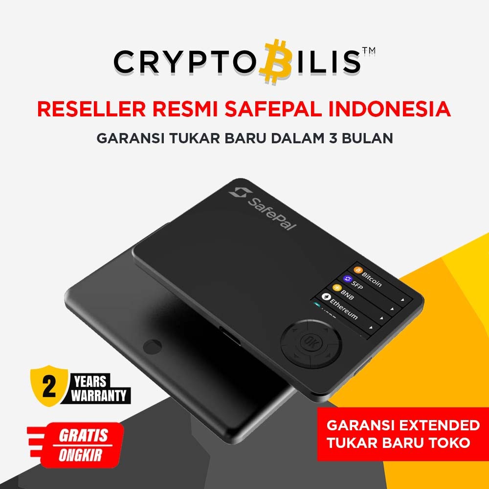 Safepal S1 Pro - Reseller Resmi Safepal 100% Original & Tersegel, Bitcoin, Crypto, Web3, Hardware Wa