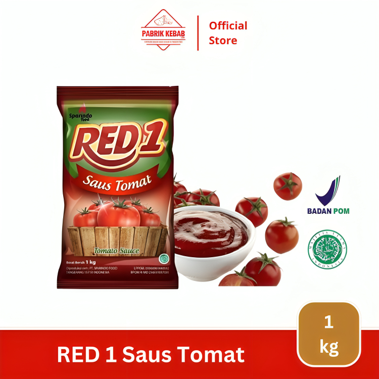 

RED1 Saus Tomat 1 Kg - Tomato Sauce