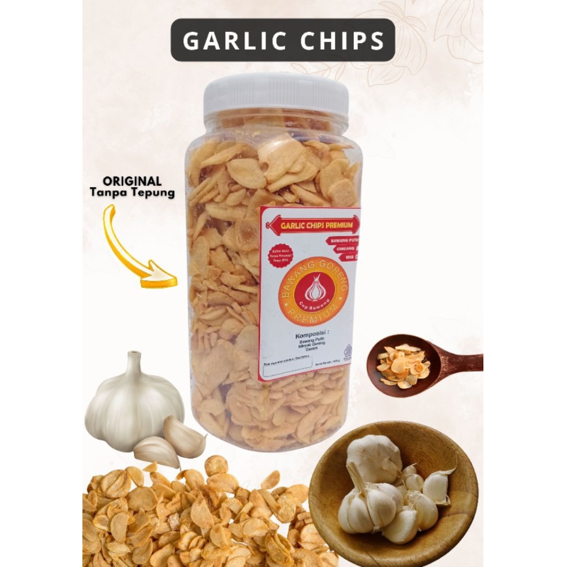

Garlic Chips - Bawang Putih Goreng Premium - 250 gr