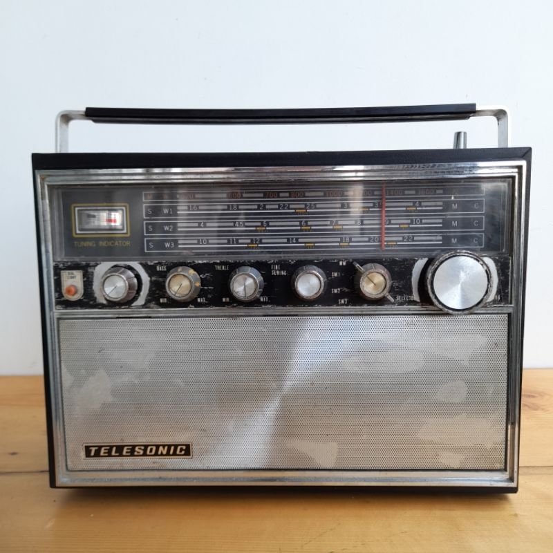 radio telesonic jadul no radio transistor tabung vintage antik