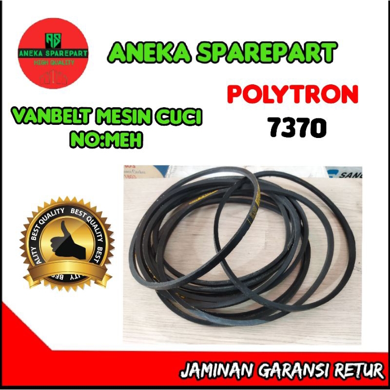 vanbelt/v belt mesin cuci NO:MEH polytron 7370