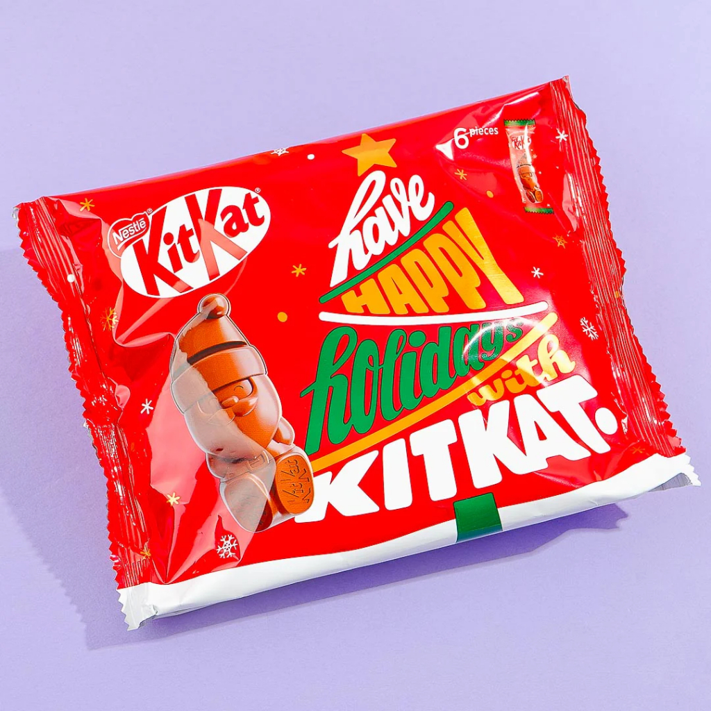 

Coklat Nestle KITKAT Holiday Santa Chocolate Share Bag asal Jepang