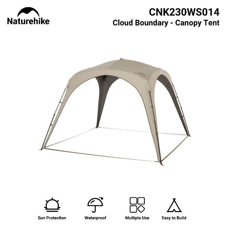 AKSESORIS TENDA CANOPY QUICK OPENING NATUREHIKE CNK230WS014 CLOUD BOUNDARY FAMILY TENT CLOUD WORLD D