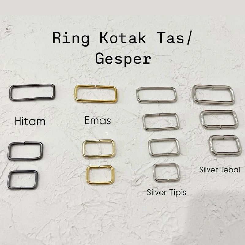 Ring Kotak Tas / Gesper