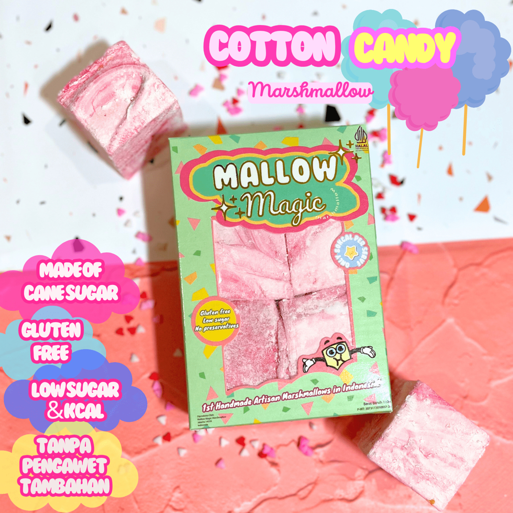 

Strawberry Cotton Candy Magic Marshmallow - (HALAL) Small Box Version