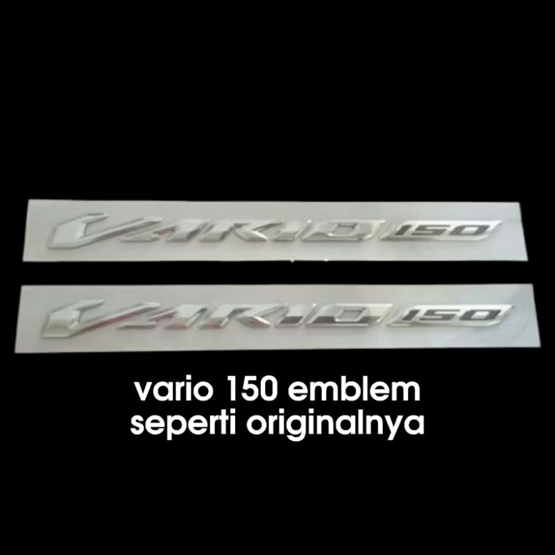 emblem logo seperti aslinya emblem new vario 150 seperti originalnya