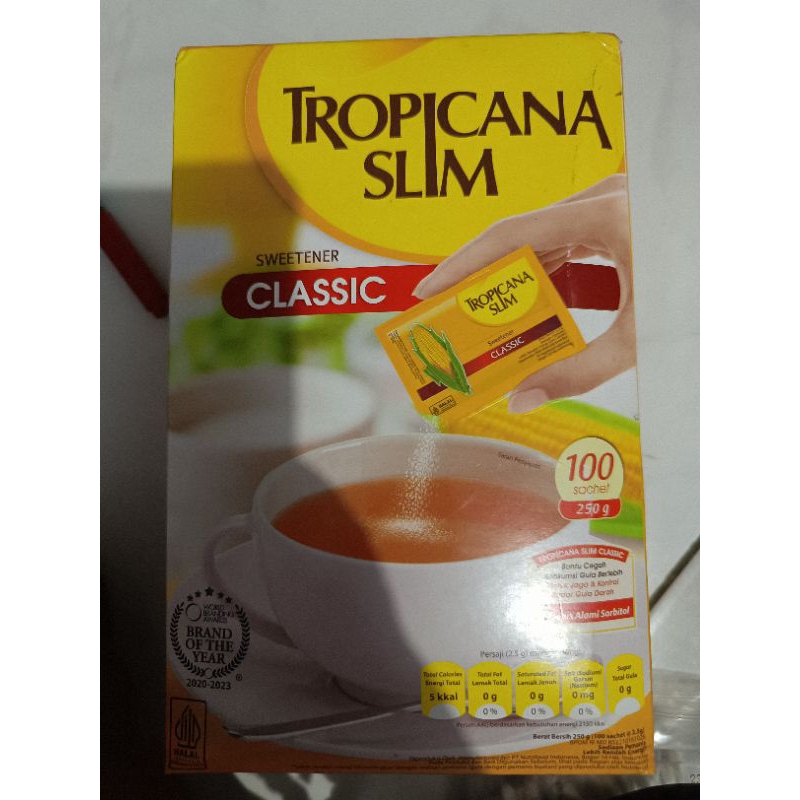 

Tropicana slim classic isi 100