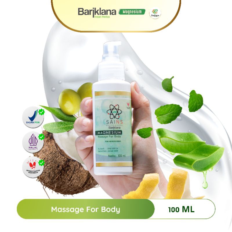 SAINS BARIKLANA MAGNESIUM Lotion herbal 100ml
