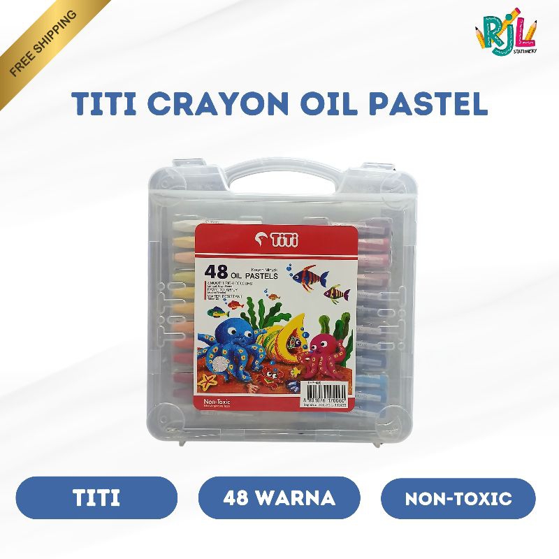 

Titi Crayon Oil Pastel | 48 Warna | Non Toxic