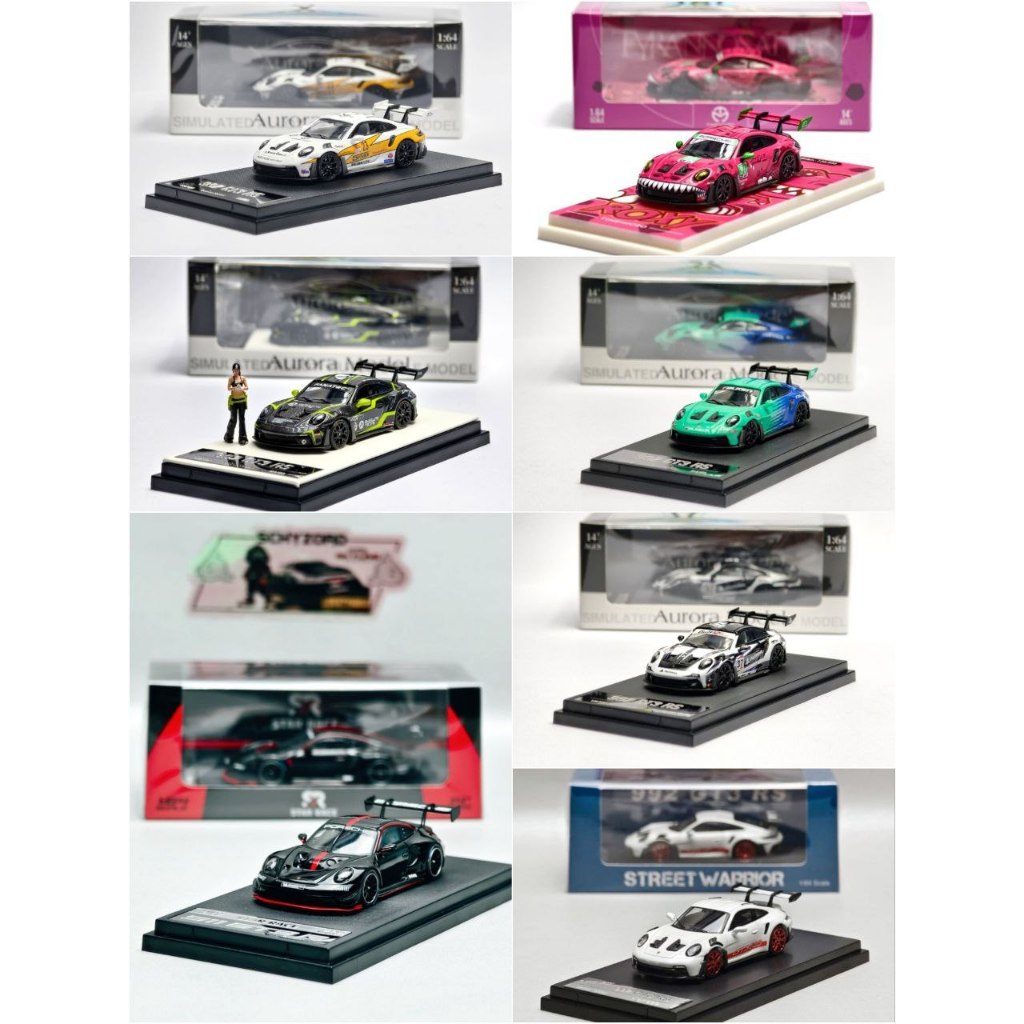 Time Micro x Aurora Model x Star Race x Street Warrior Porsche 911 992 GT3 RSR 992 Series Limited Ed