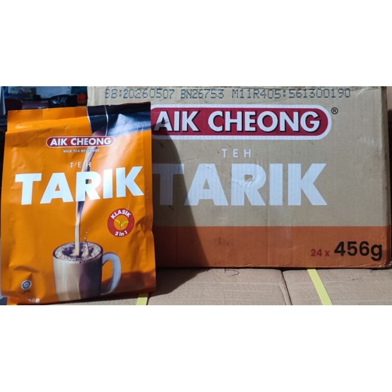 

Aik Cheong Teh Tarik 3in1 Milk Tea Beverage Malaysia 1 kotak isi 24 bungkus x 12 sachets x 38 gr