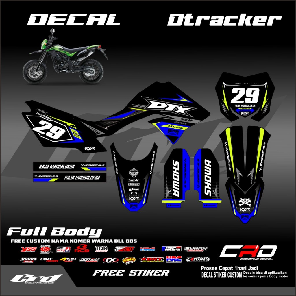 Decal dtracker keren bisa custom