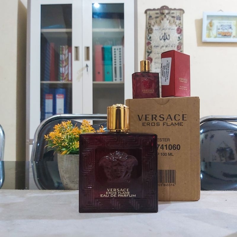 [Bundling] Versace Eros Flame EDP 100ml & miniature 5ml Orignal BPOM