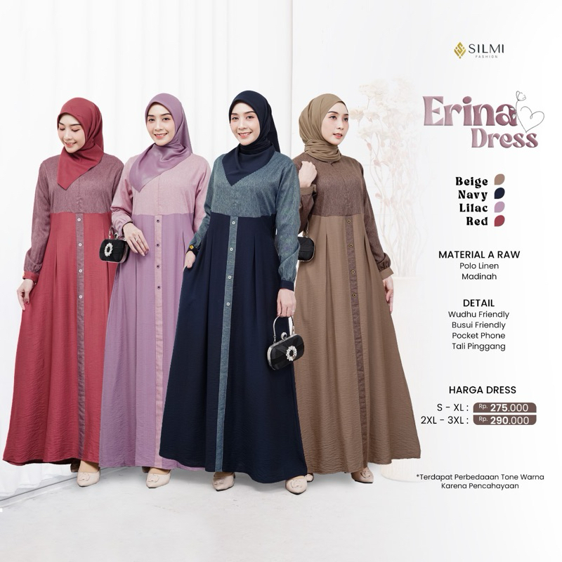 SALE 20% Gamis Silmi Erina Dress