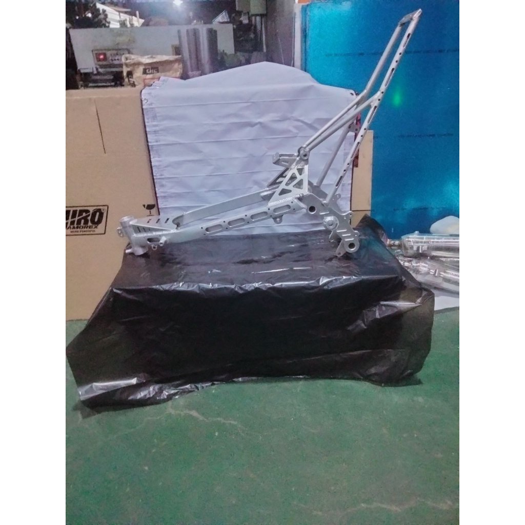 sasis almunium satria Fu rangka almunium satria fu