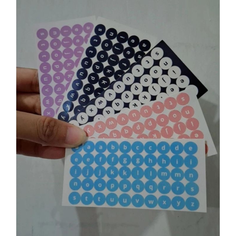 

TOKOUNIKMEDAN stiker huruf mini