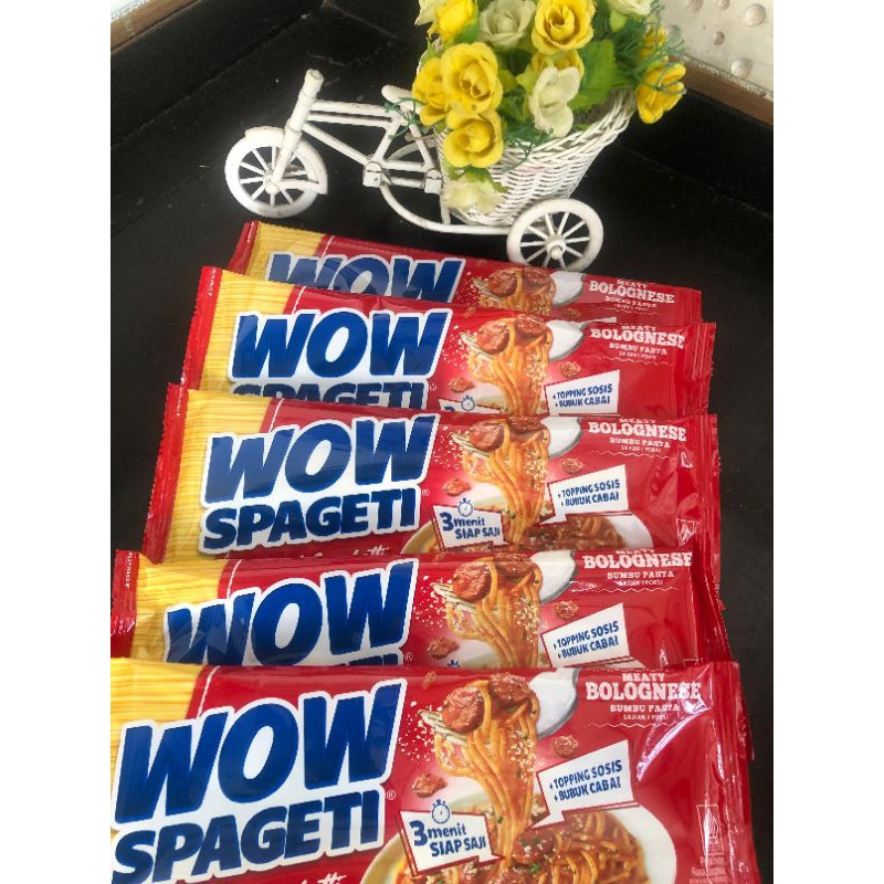 

PROMO MIE WOW SPAGETI DAPAT 5 PACS VARIAN BOLOGNES
