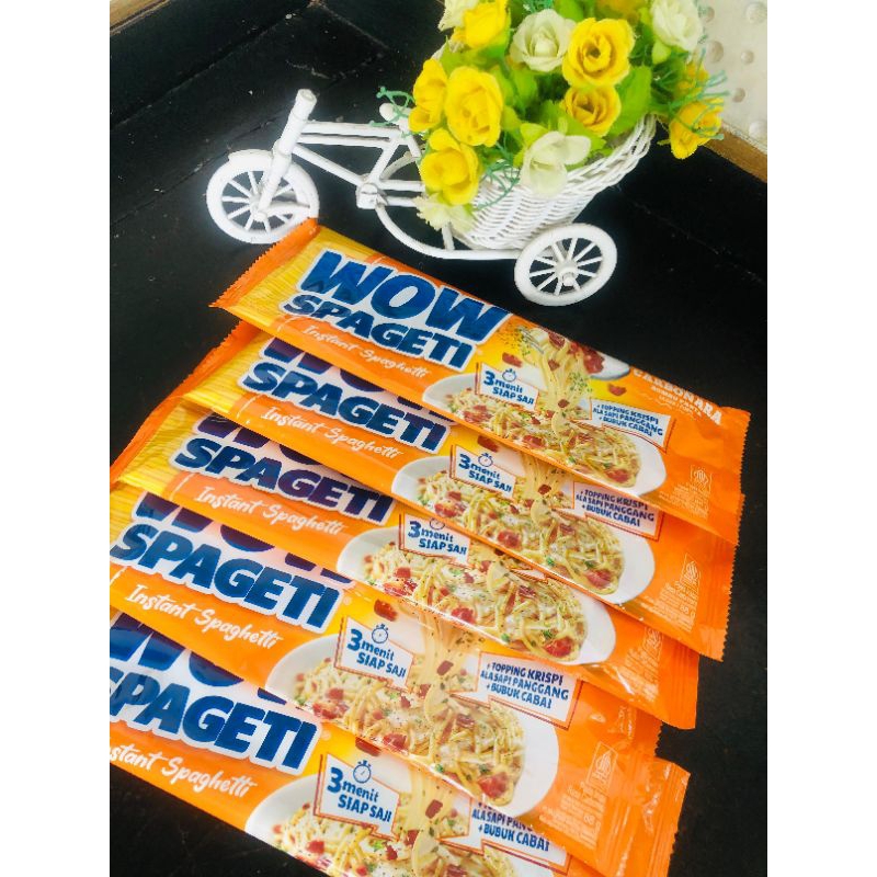 

PROMO MIE WOW SPAGETI DAPAT 5 PACS VARIAN CARBONARA