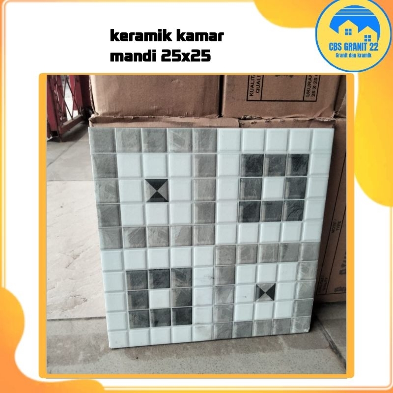 keramik Lantai 30x30 Reviere grey dan brown