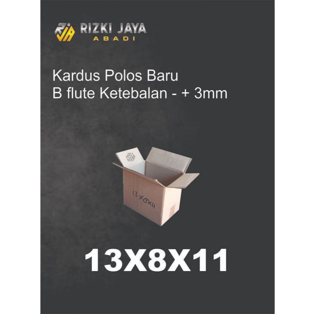 

kardus polos ukuran 13x8x11cm