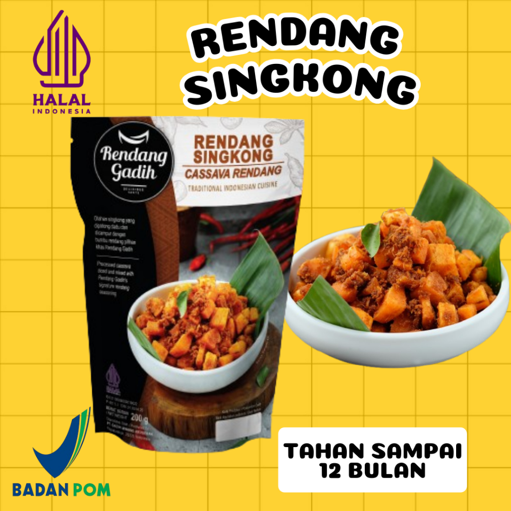 

Rendang Gadih - Rendang Singkong 150 g