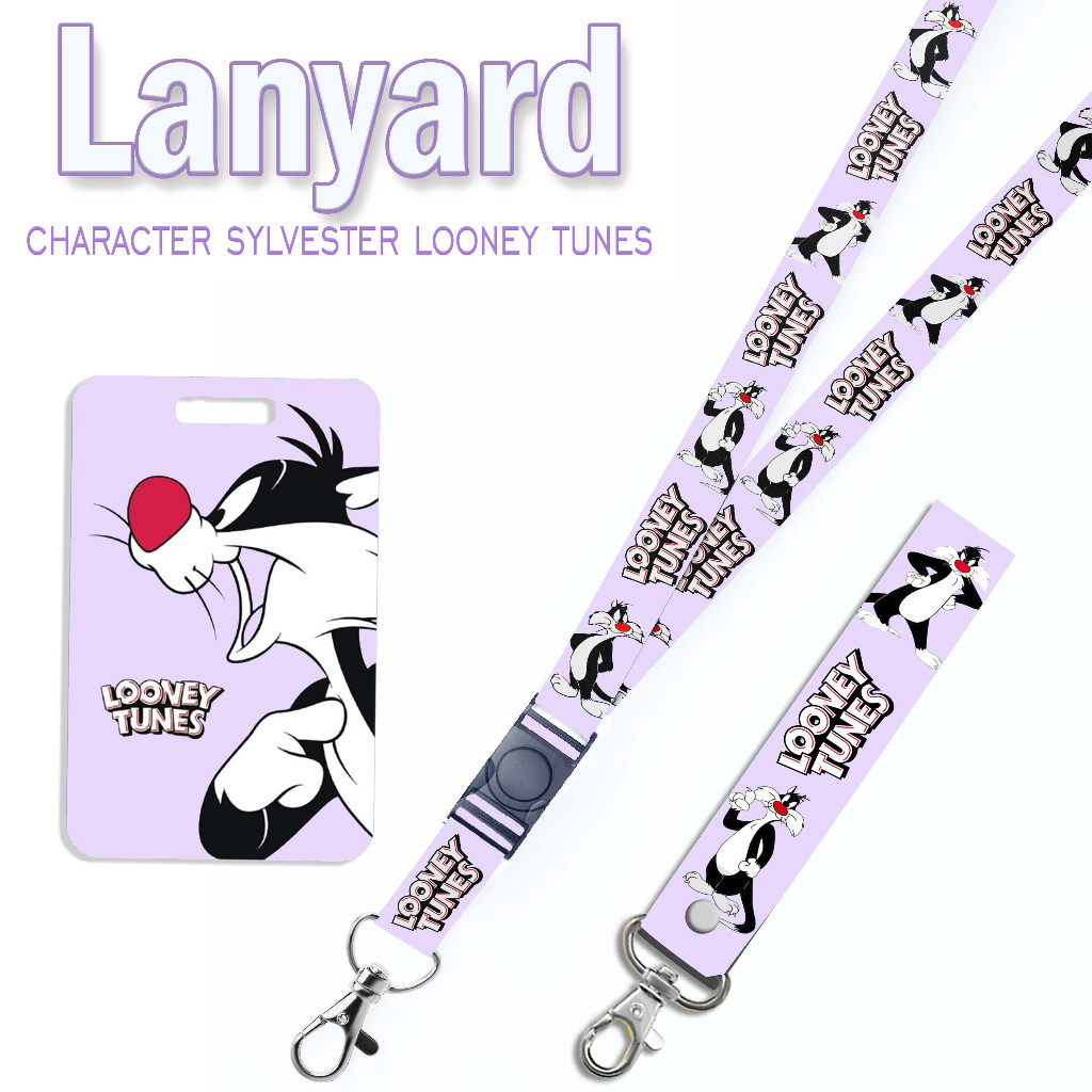 

STRAP LANYARD CARD HOLDER Sylvester Gantungan Kunci - Handphone - ID Card