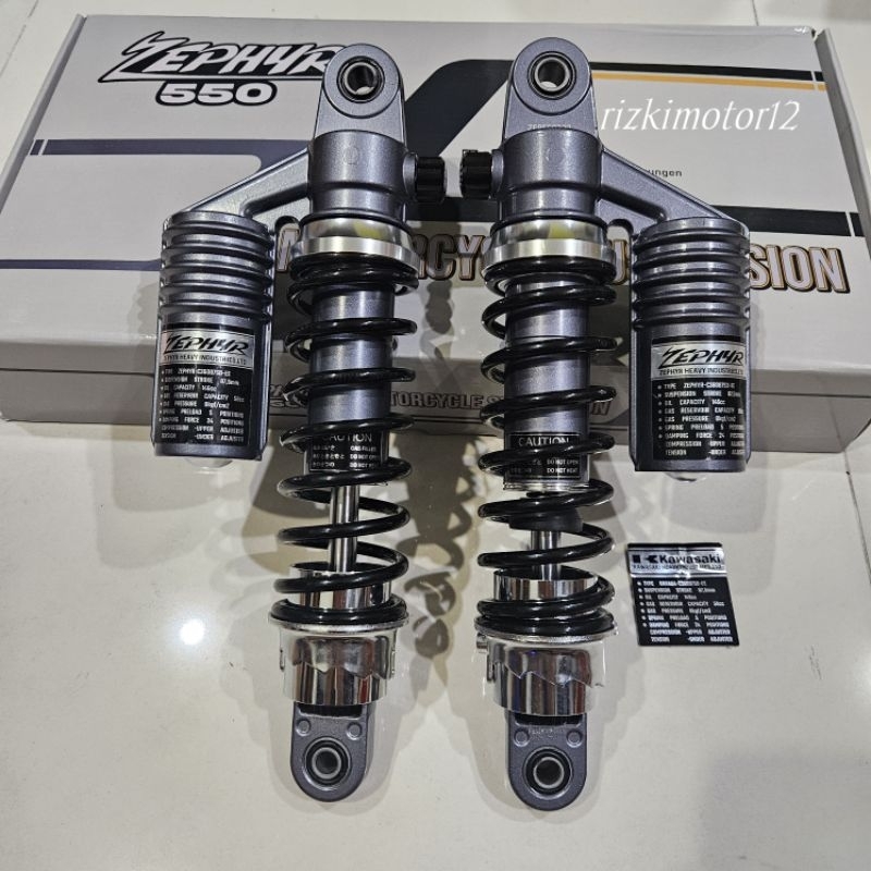 SHOCK BREAKER ZEPHYR 550 ZEPHYR 750 DAN ZEPHYR 1100 SHOCK KOMPETISI TIGER/ MEGAPRO/CB SIZE320MM