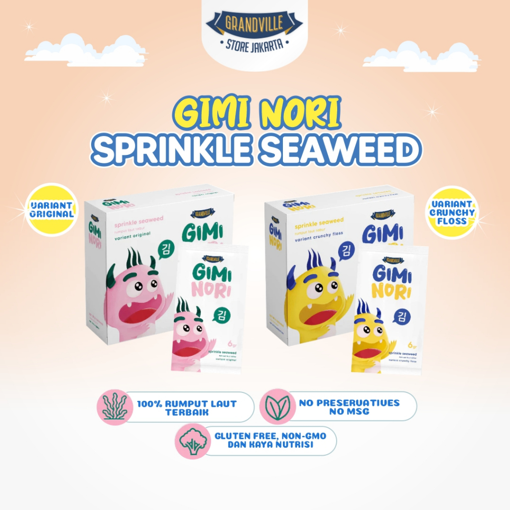 

Grandville Gimi Nori Rumput Laut Original Tabur Crunchy Floss Single Pack