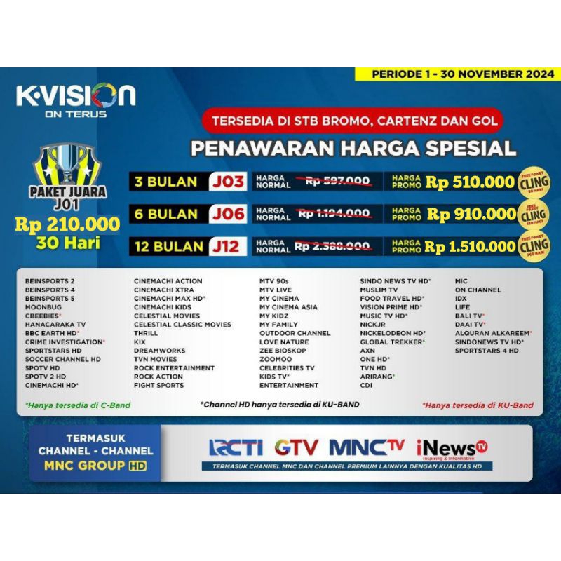 Paket Juara K-Vision