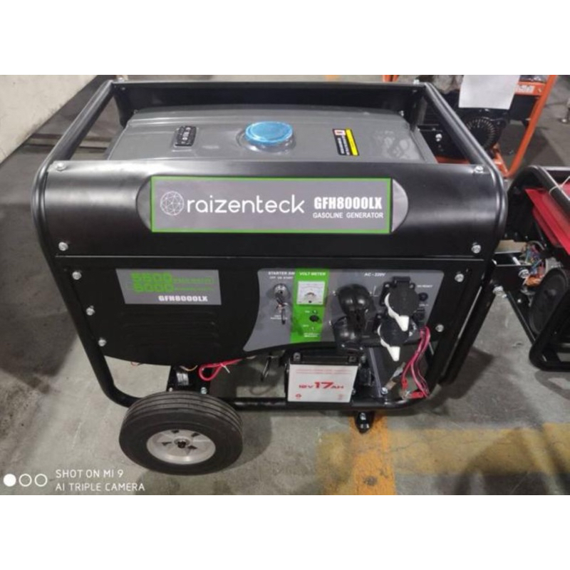 MESIN GENSET MINYAK MURNI RAIZENTECH GFH8000LX STARTER 5000watt